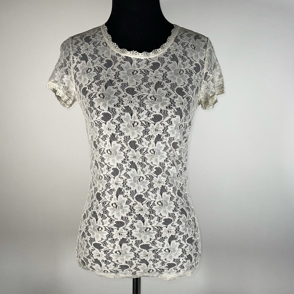 White Lace Top